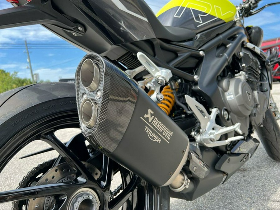2026 Triumph Speed Triple 1200 RX Triumph Performance Yellow