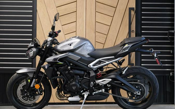 2024 Triumph Street Triple 765 R Silver Ice