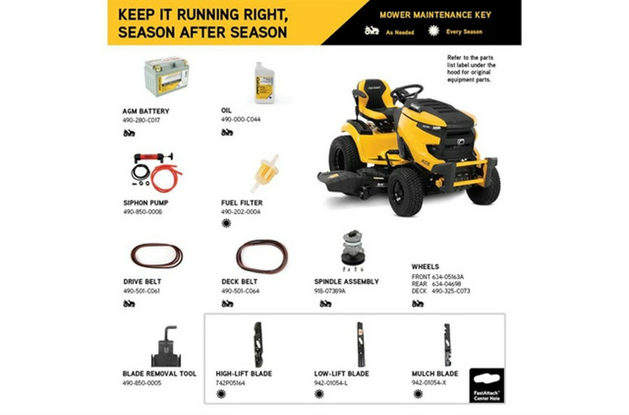 2023 Cub Cadet XT2 GX54 D (14AQA6TMA10)