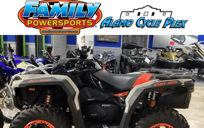 New 2024 CAN-AM OUTLANDER X XC 1000R CHALK GRAY AND CANAM RED
