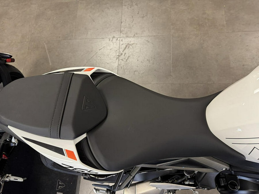 2025 Triumph Street Triple 765 R Pure White