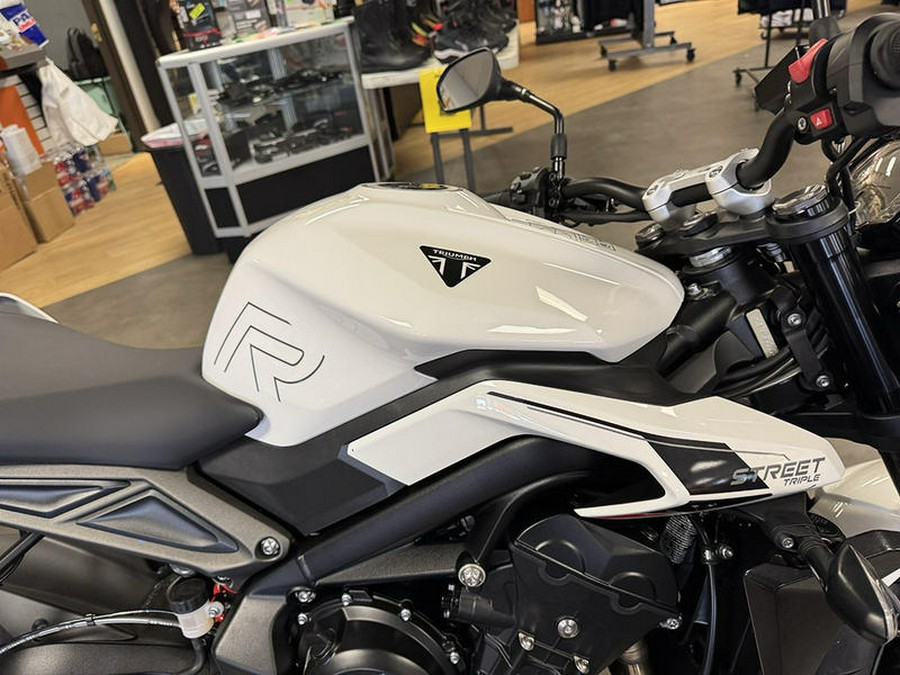 2025 Triumph Street Triple 765 R Pure White