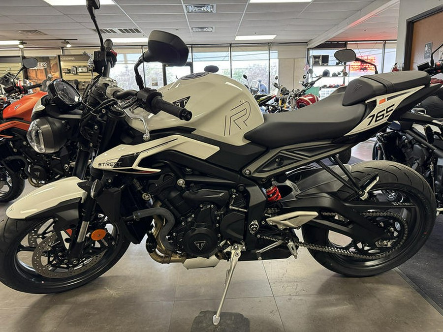 2025 Triumph Street Triple 765 R Pure White