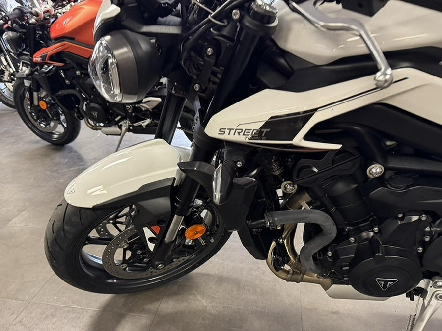 2025 Triumph Street Triple 765 R Pure White