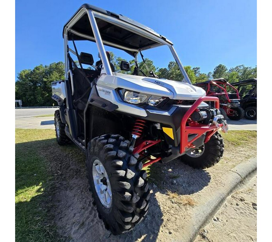 2025 Can-Am® Defender X mr HD10 Hyper Silver & Legion Red