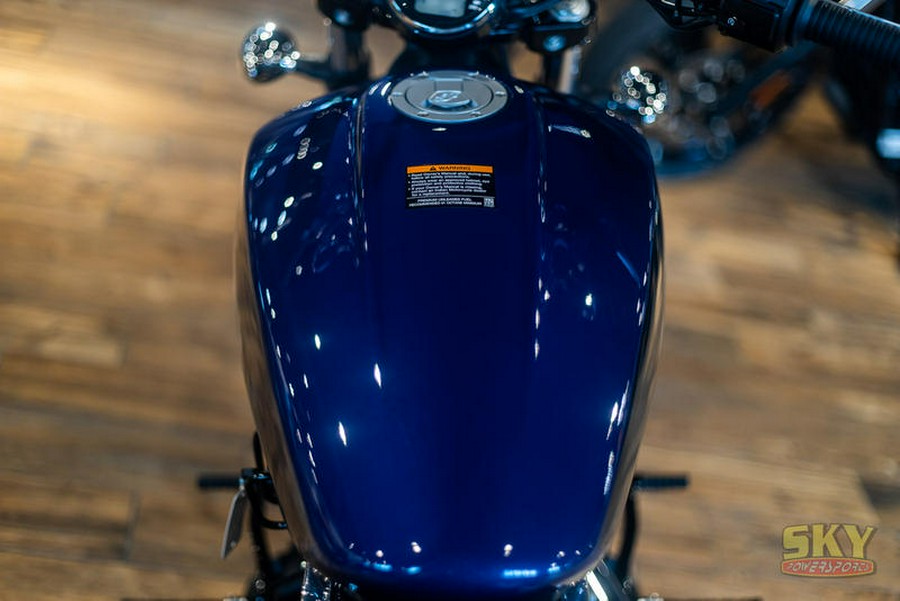 2023 Indian Motorcycle® Scout® ABS Spirit Blue Metallic/Black Metallic