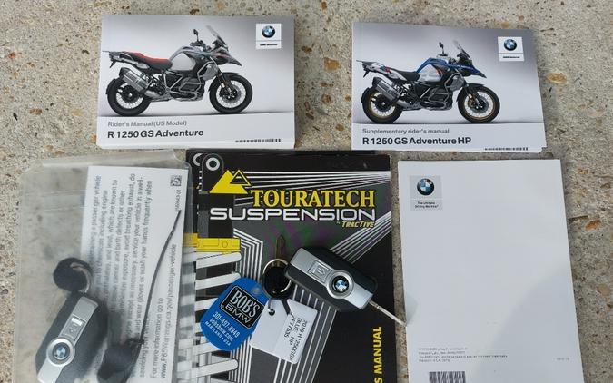 2019 BMW R 1250 GS Adventure Light White / Racing Blue