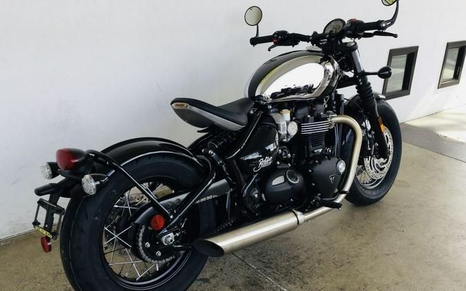 2023 Triumph Bonneville Bobber Chrome Edition Chrome / Jet Black