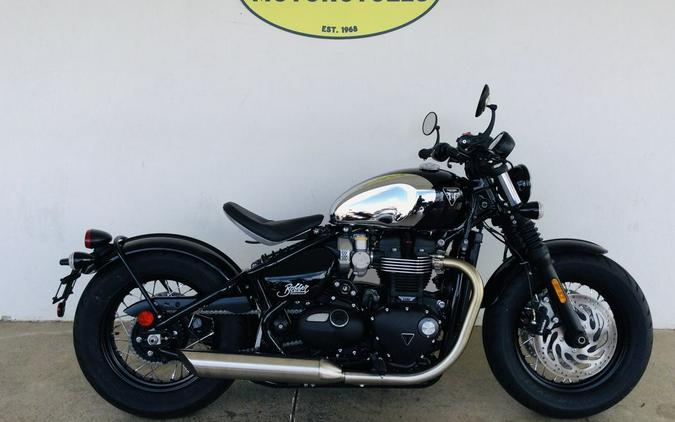 2023 Triumph Bonneville Bobber Chrome Edition Chrome / Jet Black