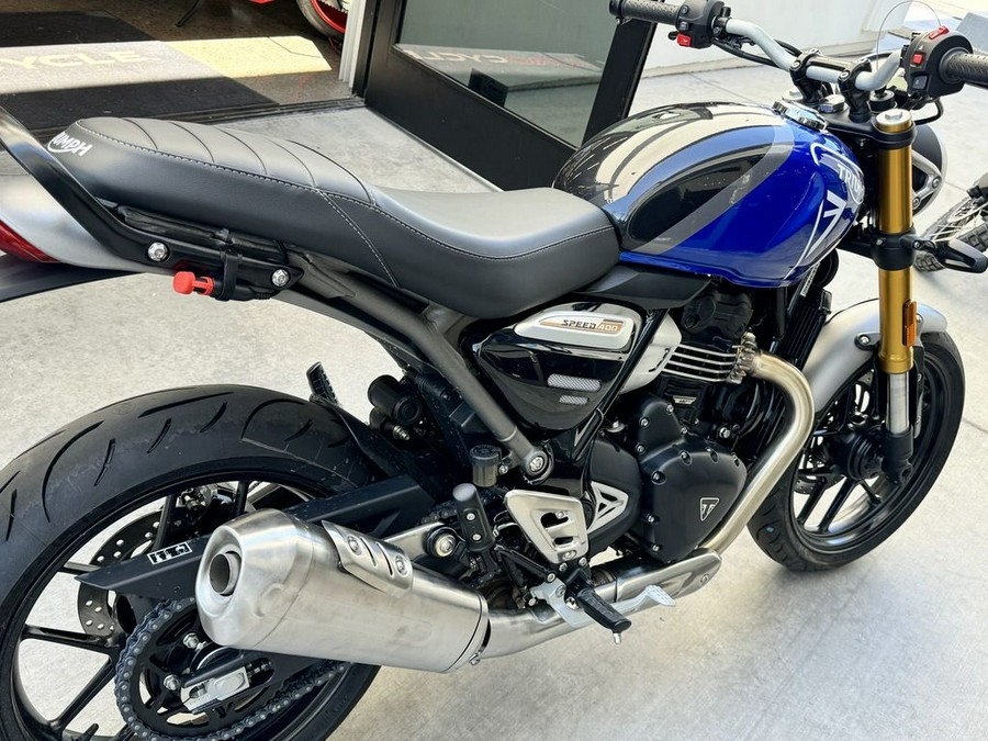 2024 Triumph Speed 400 Caspian Blue / Storm Grey