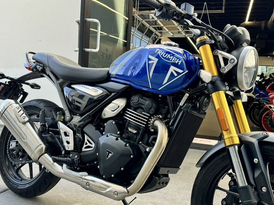 2024 Triumph Speed 400 Caspian Blue / Storm Grey