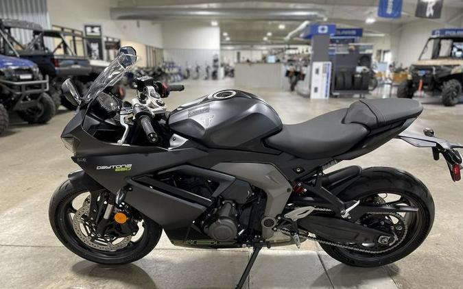 2025 Triumph Daytona 660 Satin Granite/Satin Black