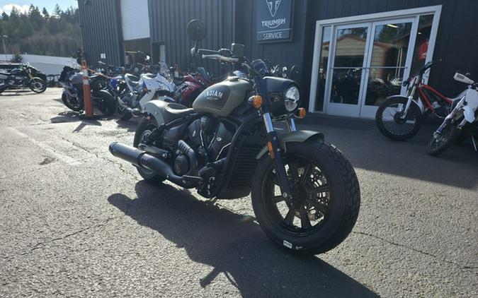 2026 Indian Scout Bobber Limited +Tech Moss Green Smoke