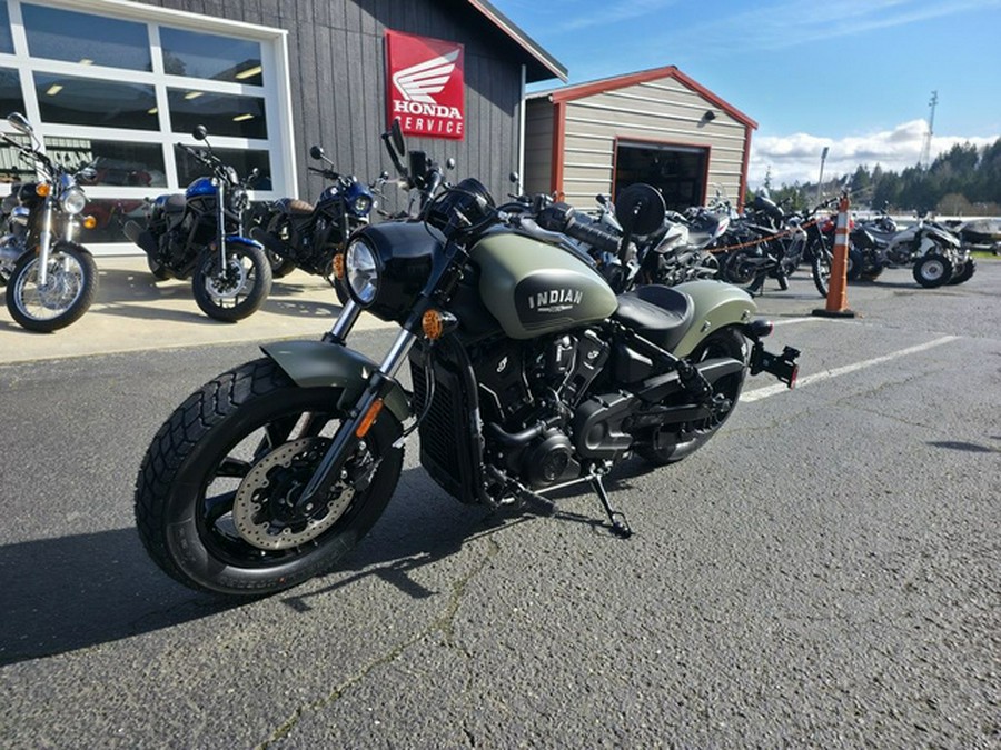 2026 Indian Scout Bobber Limited +Tech Moss Green Smoke