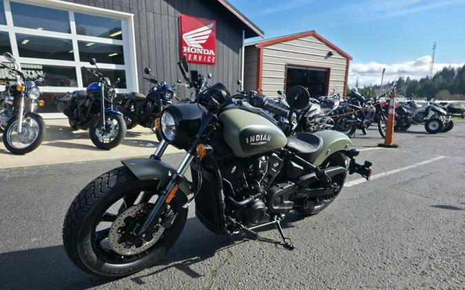 2026 Indian Scout Bobber Limited +Tech Moss Green Smoke