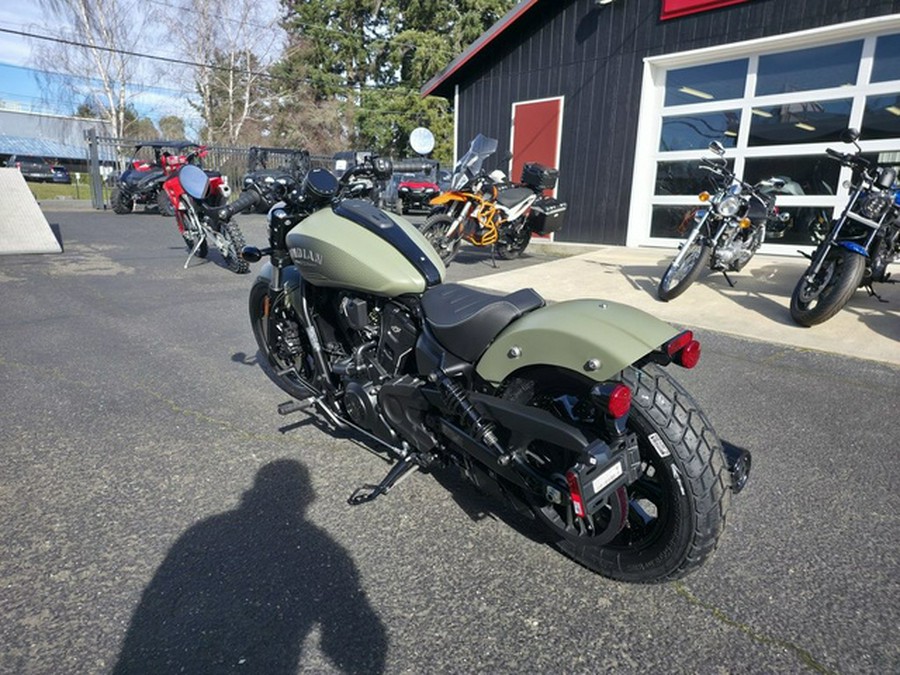 2026 Indian Scout Bobber Limited +Tech Moss Green Smoke