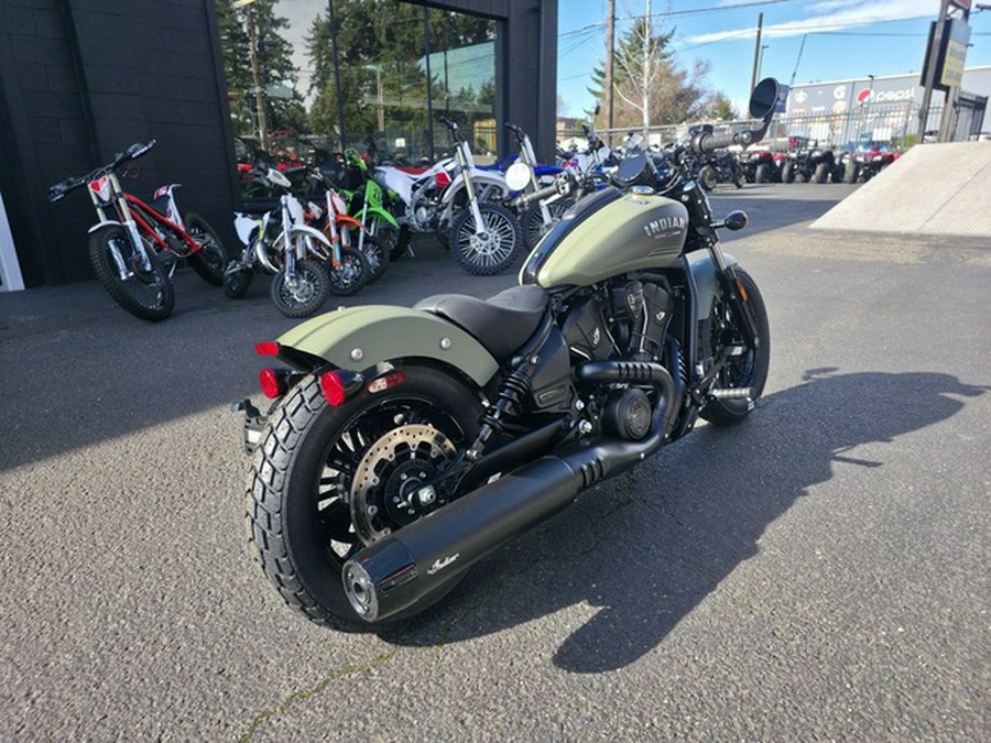 2026 Indian Scout Bobber Limited +Tech Moss Green Smoke