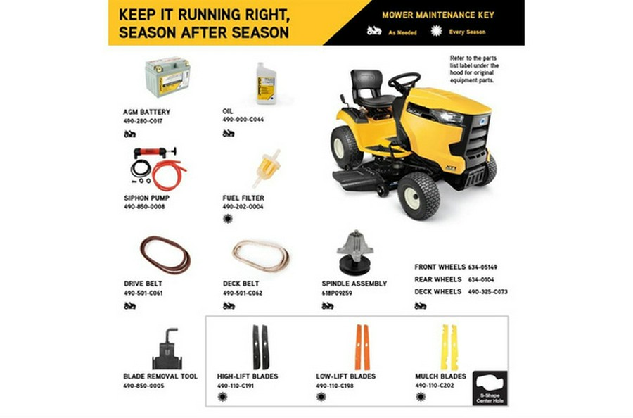 2023 Cub Cadet XT1 LT42 (13AKA9TSA10)