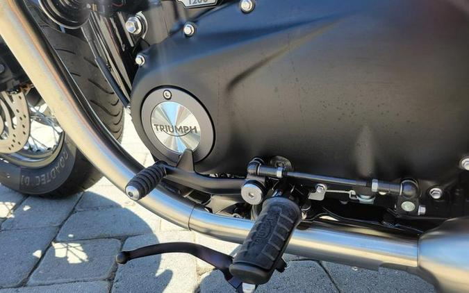 2025 Triumph Bonneville Bobber Jet Black/Ash Gray