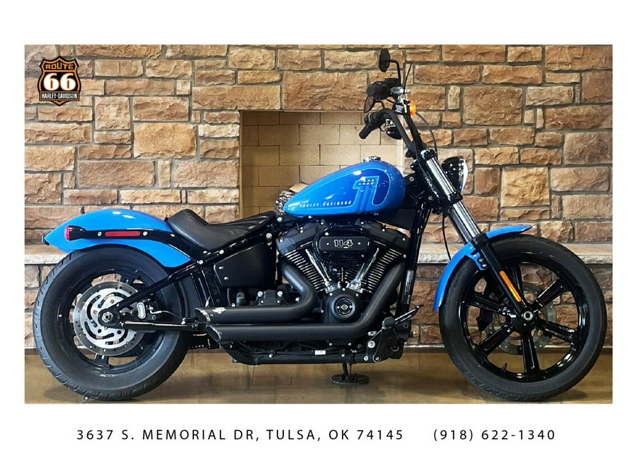 2022 Harley-Davidson Street Bob 114 Fastback Blue