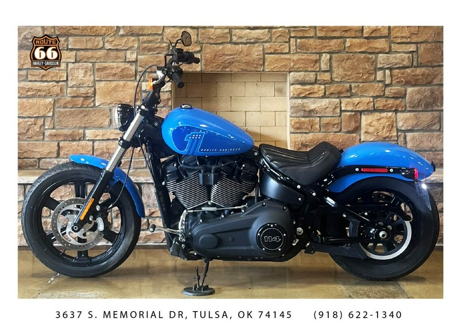 2022 Harley-Davidson Street Bob 114 Fastback Blue