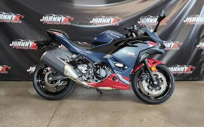 2026 Kawasaki Ninja 500 ABS Metallic Matte Twilight Blue