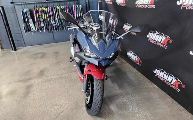 2026 Kawasaki Ninja 500 ABS Metallic Matte Twilight Blue