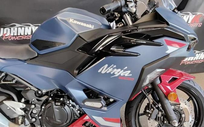 2026 Kawasaki Ninja 500 ABS Metallic Matte Twilight Blue