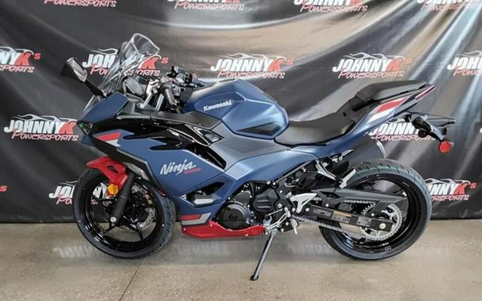 2026 Kawasaki Ninja 500 ABS Metallic Matte Twilight Blue