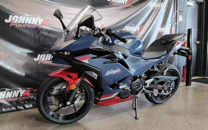 2026 Kawasaki Ninja 500 ABS Metallic Matte Twilight Blue