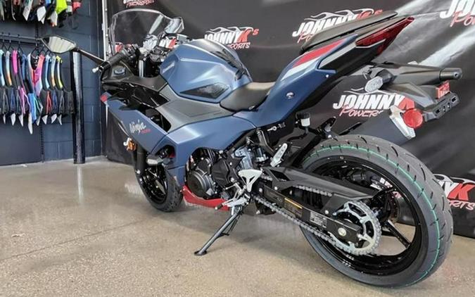 2026 Kawasaki Ninja 500 ABS Metallic Matte Twilight Blue