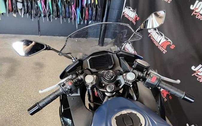 2026 Kawasaki Ninja 500 ABS Metallic Matte Twilight Blue