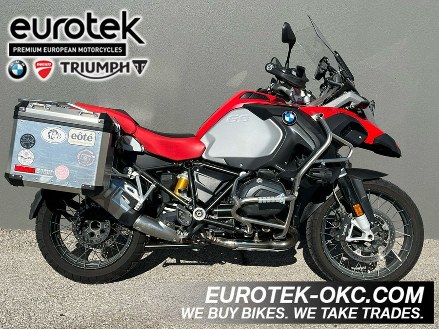 2016 BMW R 1200 GS Adventure Premium Racing Red Matte