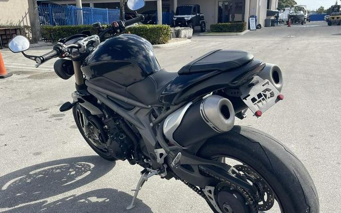 2019 Triumph Speed Triple S Jet Black