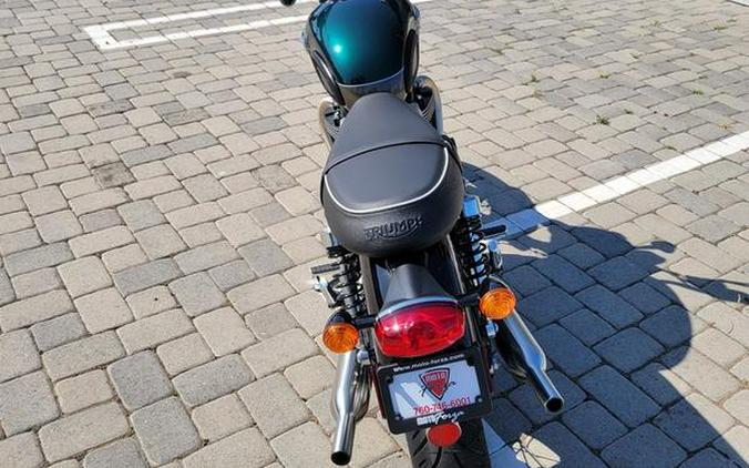 2025 Triumph Bonneville T100 Competition Green / Ironstone