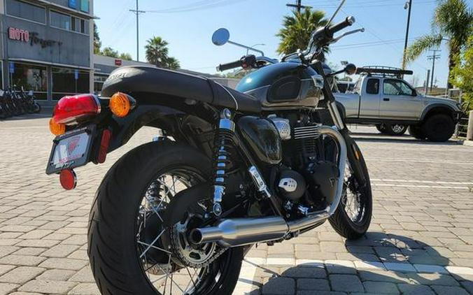 2025 Triumph Bonneville T100 Competition Green / Ironstone