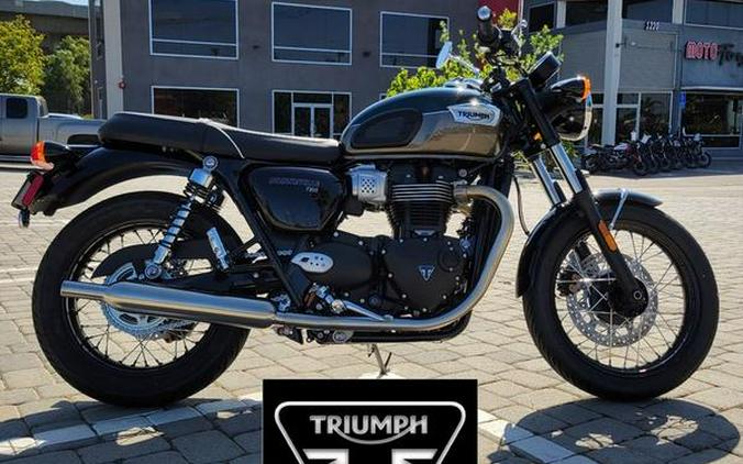 2025 Triumph Bonneville T100 Competition Green / Ironstone