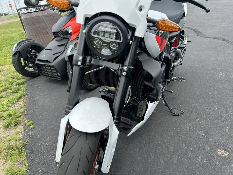 2023 Indian Motorcycle® FTR Sport White Lightning/Indy Red