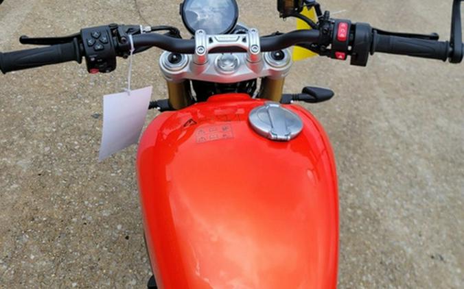2025 Triumph Speed Twin 1200 RS Baja OrangeSapphire Black