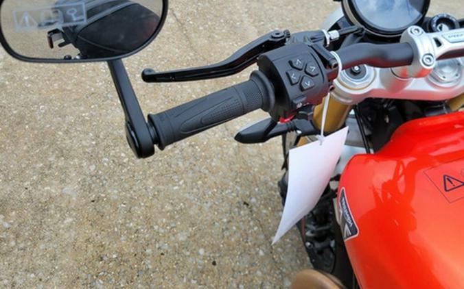 2025 Triumph Speed Twin 1200 RS Baja OrangeSapphire Black