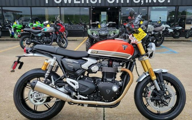 2025 Triumph Speed Twin 1200 RS Baja OrangeSapphire Black