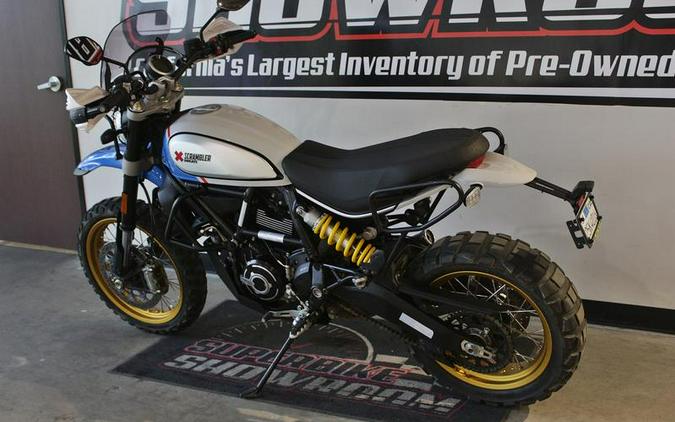 2021 Ducati Scrambler Desert Sled Sparking Blue