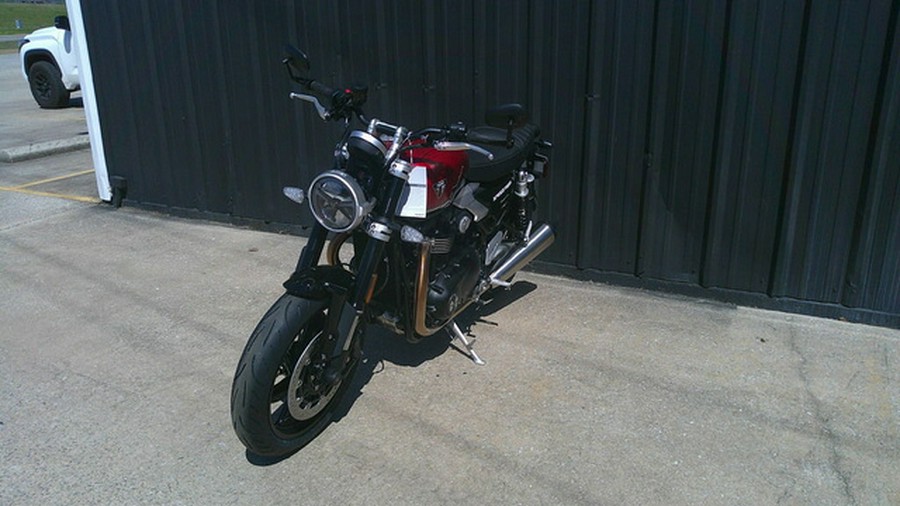 2025 Triumph Speed Twin 1200 Carnival RedSapphire Black