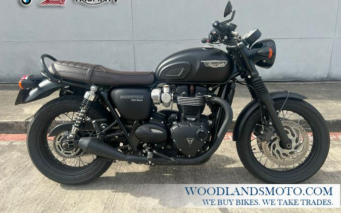 2020 Triumph Bonneville T120 Black Matte Black