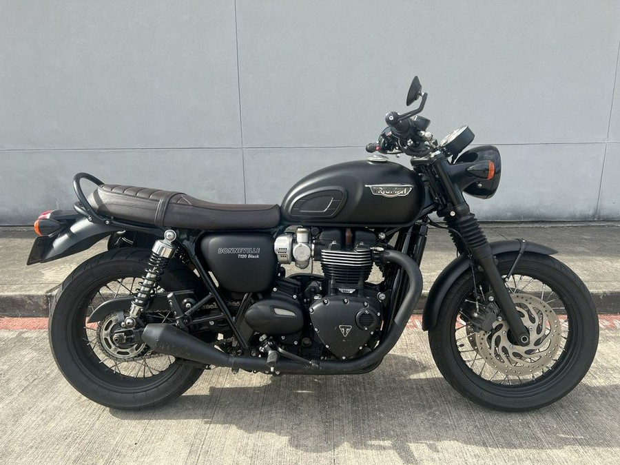 2020 Triumph Bonneville T120 Black Matte Black