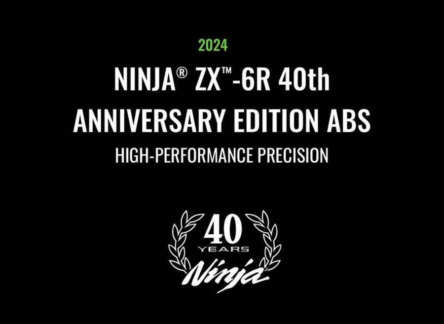 2024 Kawasaki Ninja® ZX™-6R 40th Anniversary Edition ABS