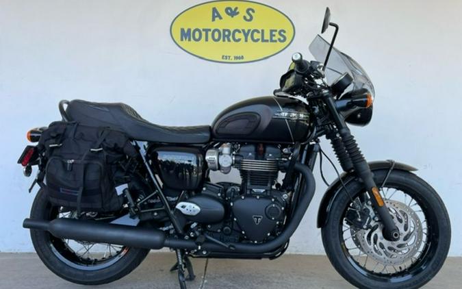 2023 Triumph Bonneville T120 Black Sapphire Black / Matte Sapphire Black