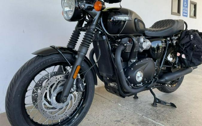 2023 Triumph Bonneville T120 Black Sapphire Black / Matte Sapphire Black