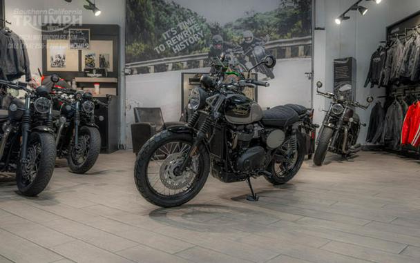 2025 Triumph Scrambler 900 Sapphire Black/Aluminium Silver