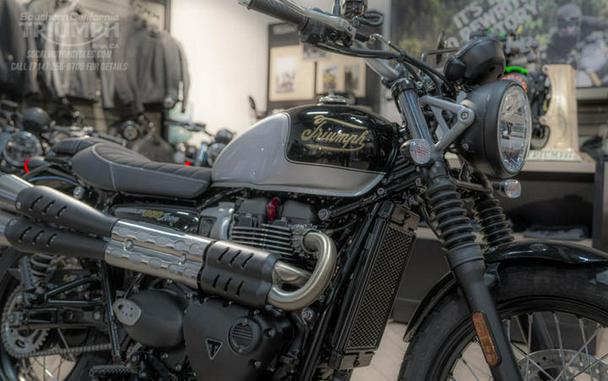 2025 Triumph Scrambler 900 Sapphire Black/Aluminium Silver